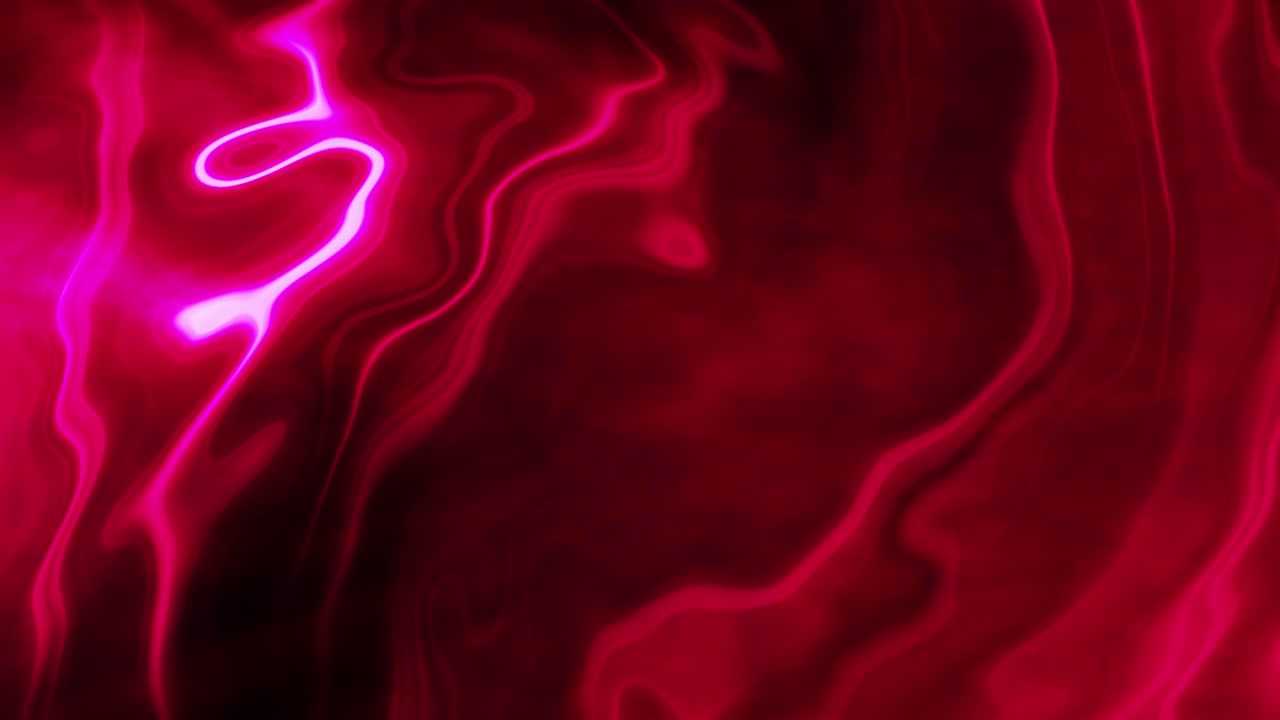 abstracto misterioso rosa rojo energía llamarada onda remolino movimiento animación de fondo. bucle sin costuras video 4k. renderización 3d. colorido remolino de luz brillando infinitamente complejo bucle en fondo oscuro.