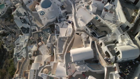 Aerial-view-of-Oia-village-in-Santorini