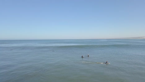 dramática antena de surf a lo largo de la costa de sudáfrica