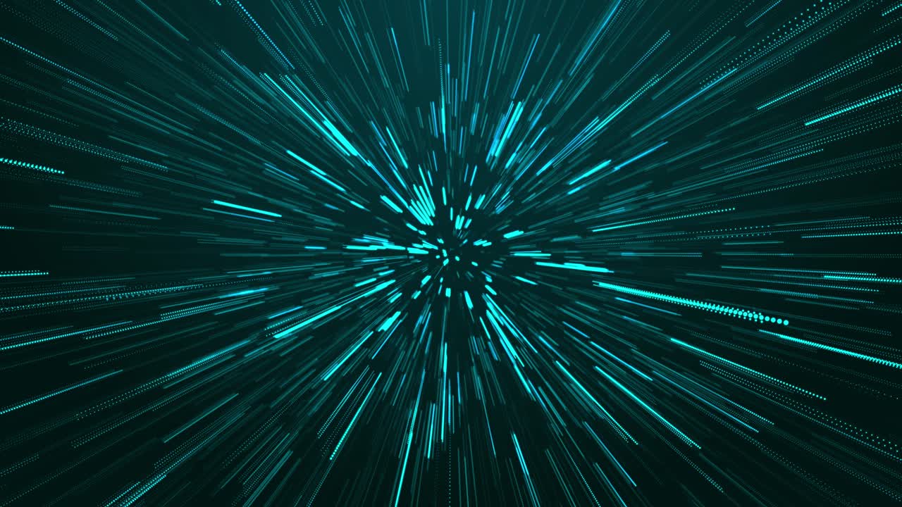 Futuristic digital ai technology concept of artificial intelligence blue and dots lines digital