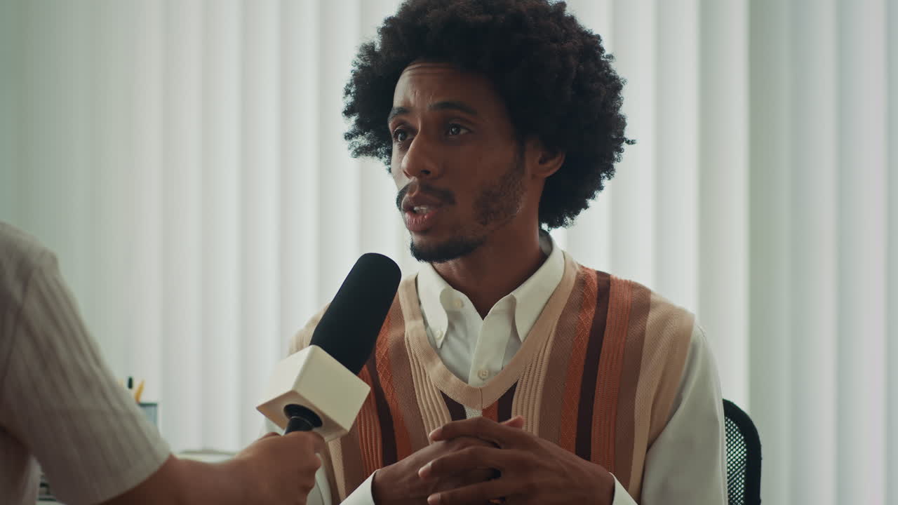 Interview with an African American man