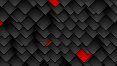red and black tech squares video animation