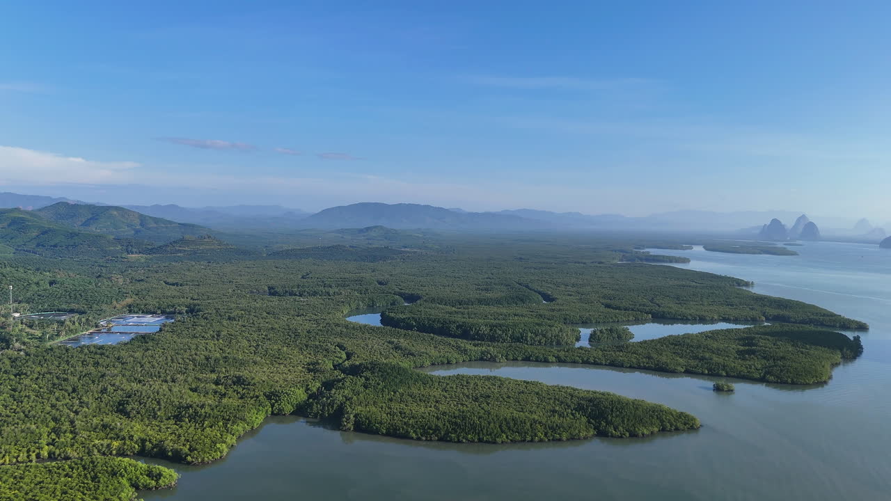 Aerial images of impressive nature of coasts of Thailand