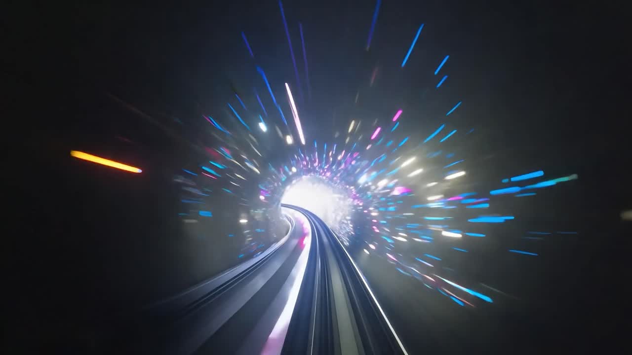 túnel de luces