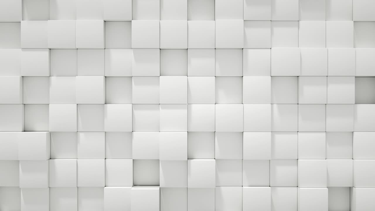4K Abstract Cube Block Wall Loopable