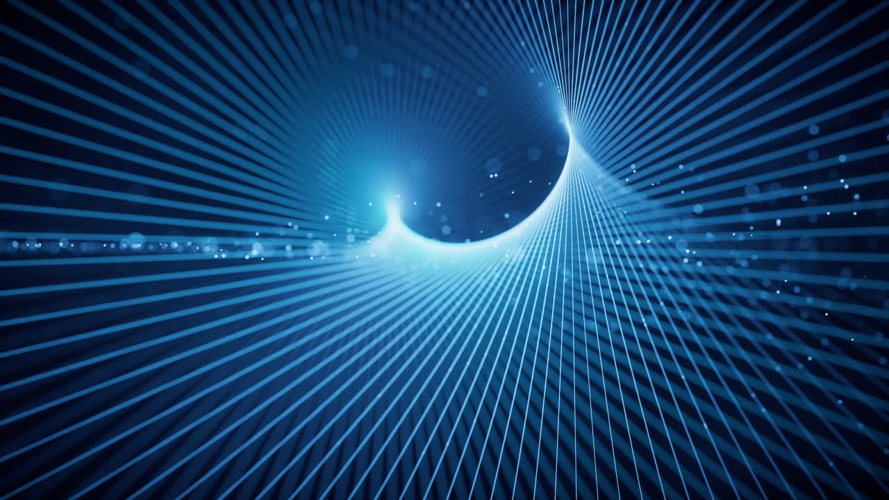 빛나는 레이저 선, 추상적인 배경, 3d 렌더링