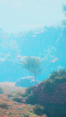 pastel valley scenery