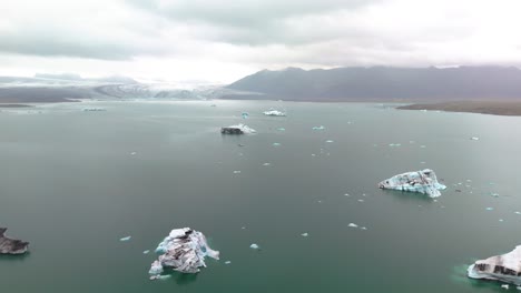 cambio climático que conduce a la pérdida de glaciares que afecta al aumento del nivel del mar