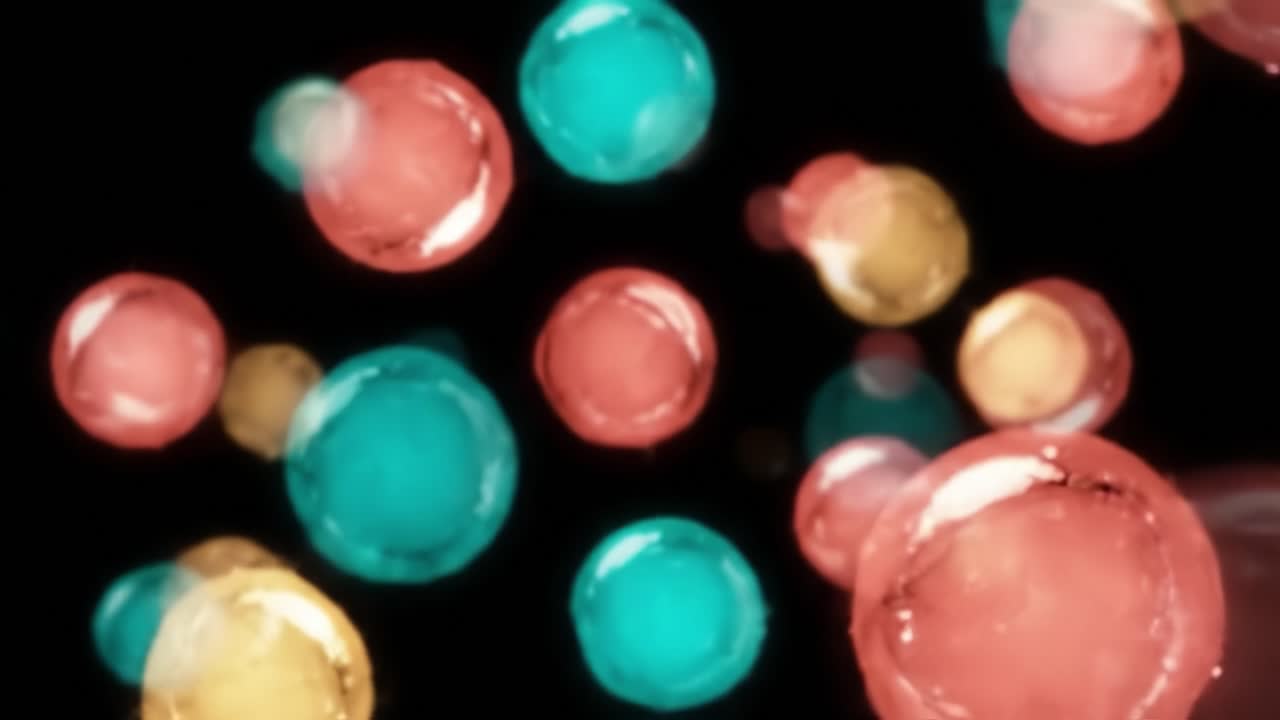 círculos abstractos de colores