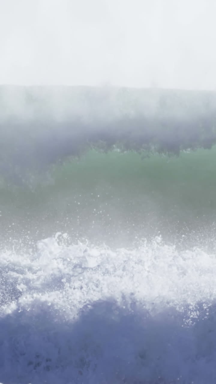 바 ⁇ 가 의 파도 들 의 모습