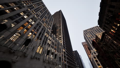 new york business center downtown buildings view