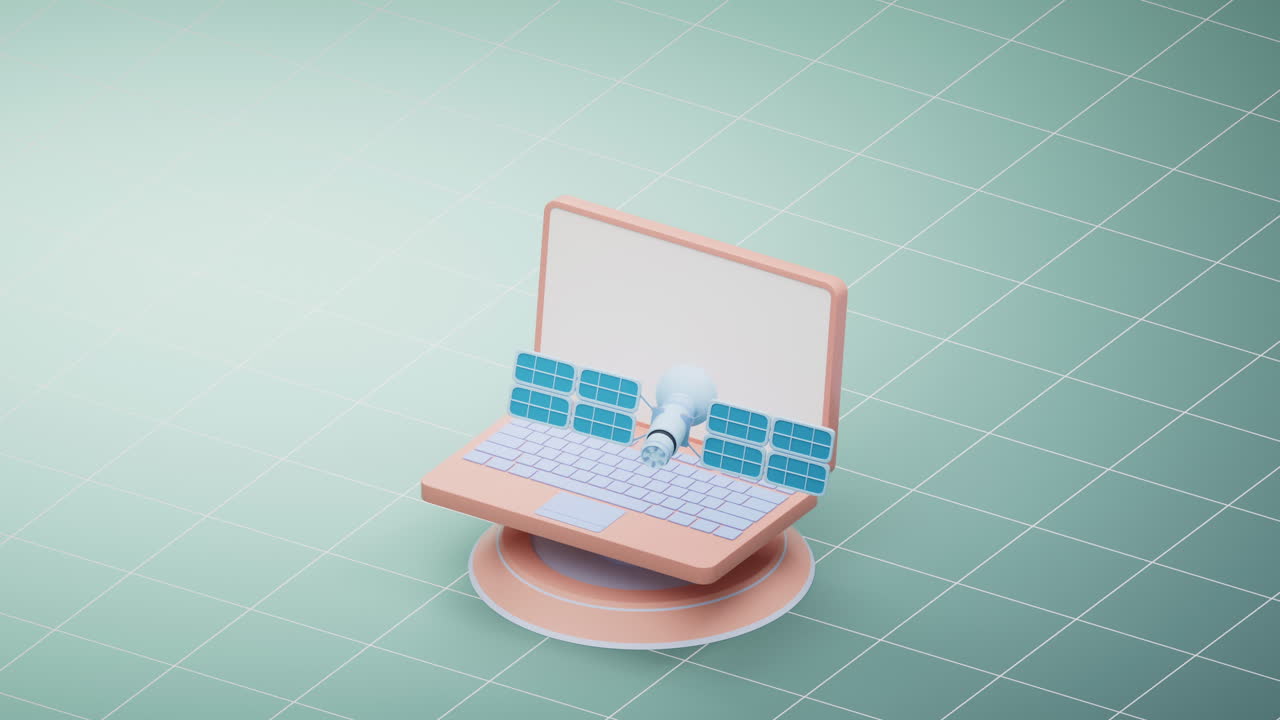 Space orbital satellite, aerospace and communications concept, 3d rendering.