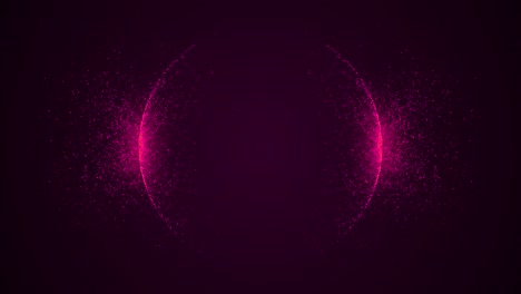 purple particles burning and glowing stars dust bokeh glitter awards dust circle abstract background.