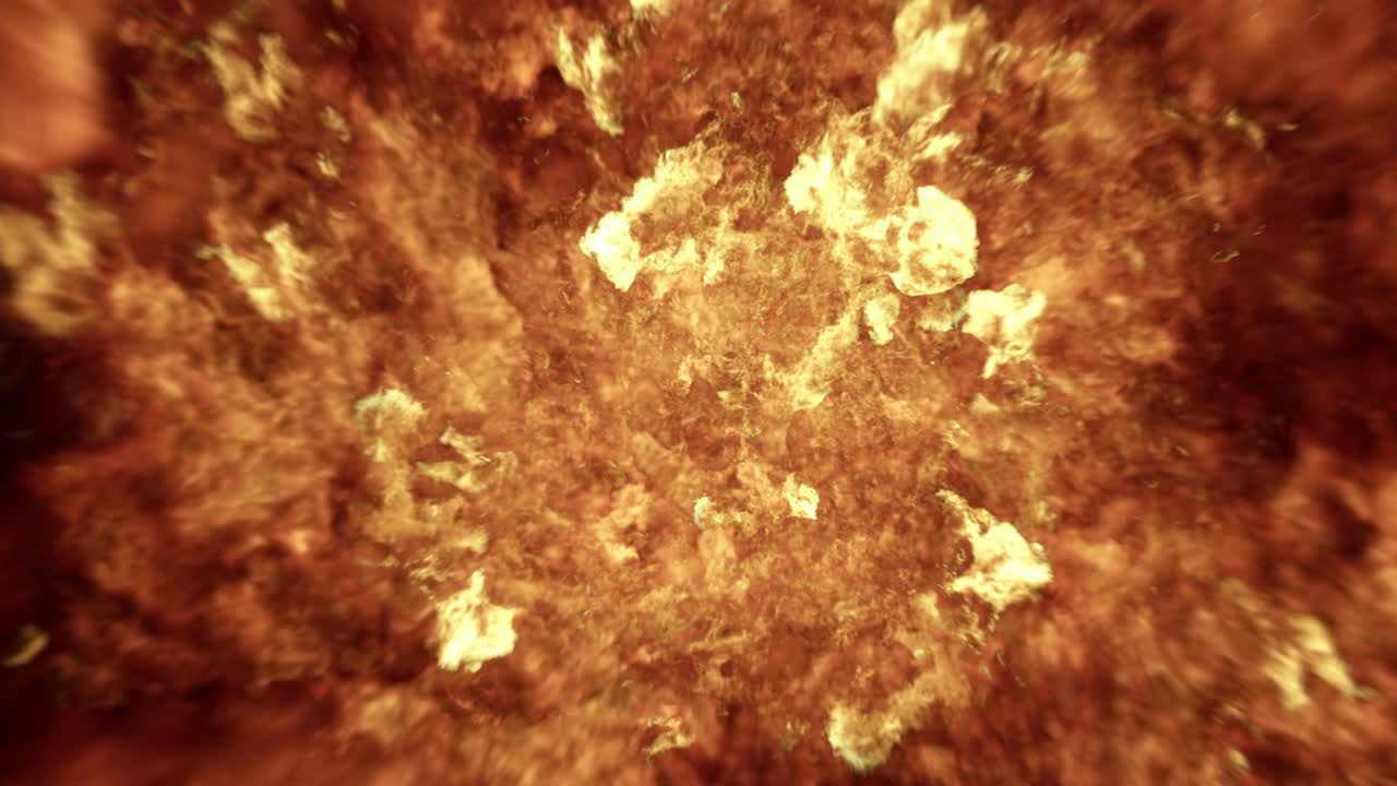 realista cámara lenta 4k explosión de bola de fuego