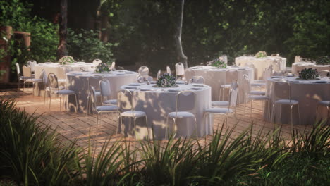 Silla-Y-Mesa-De-Patio-Al-Aire-Libre-En-El-Restaurante-Cafetería