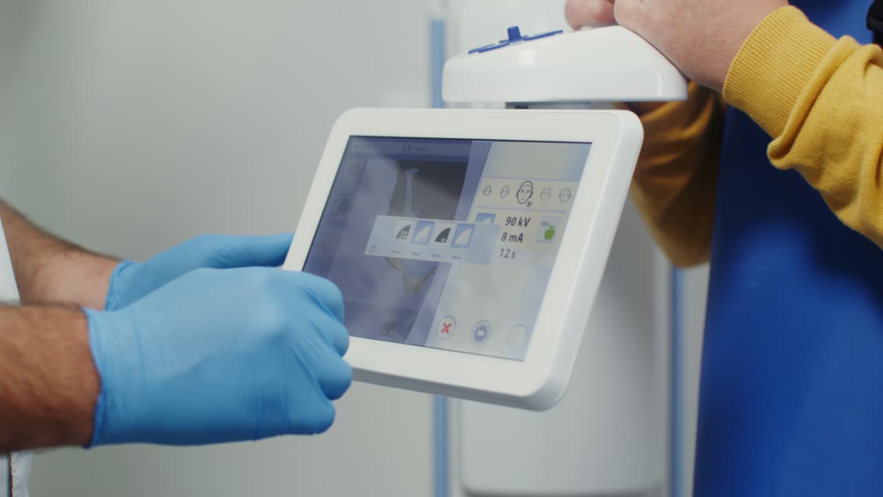 procedimiento de rayos x dentales