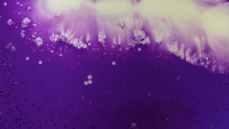 abstract purple and white fluid art