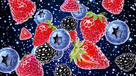 flying fruits in space