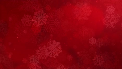 large red snowflakes festive backdrop glowing softly deep red background for holiday themes