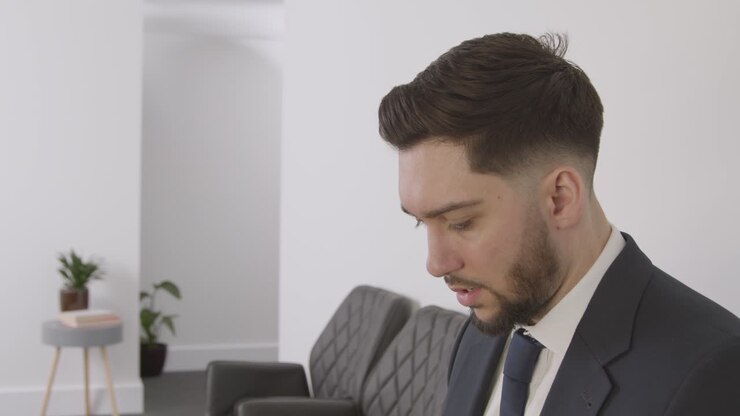 Male Candidate Being Called In For Job Interview In Office By Female Interviewer