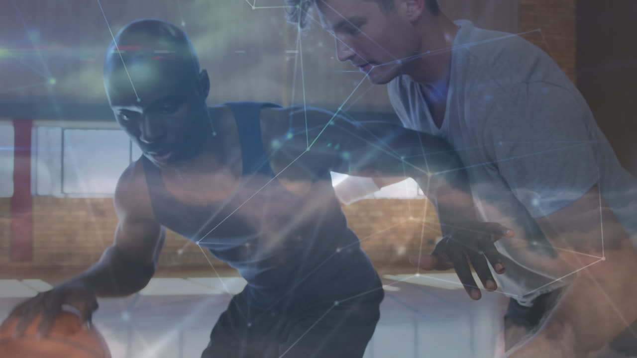 다양한 남성 농구 선수들에 대한 연결 네트워크의 활성화