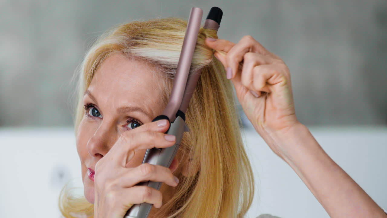 여자 얼굴 의 근접적 인 모습