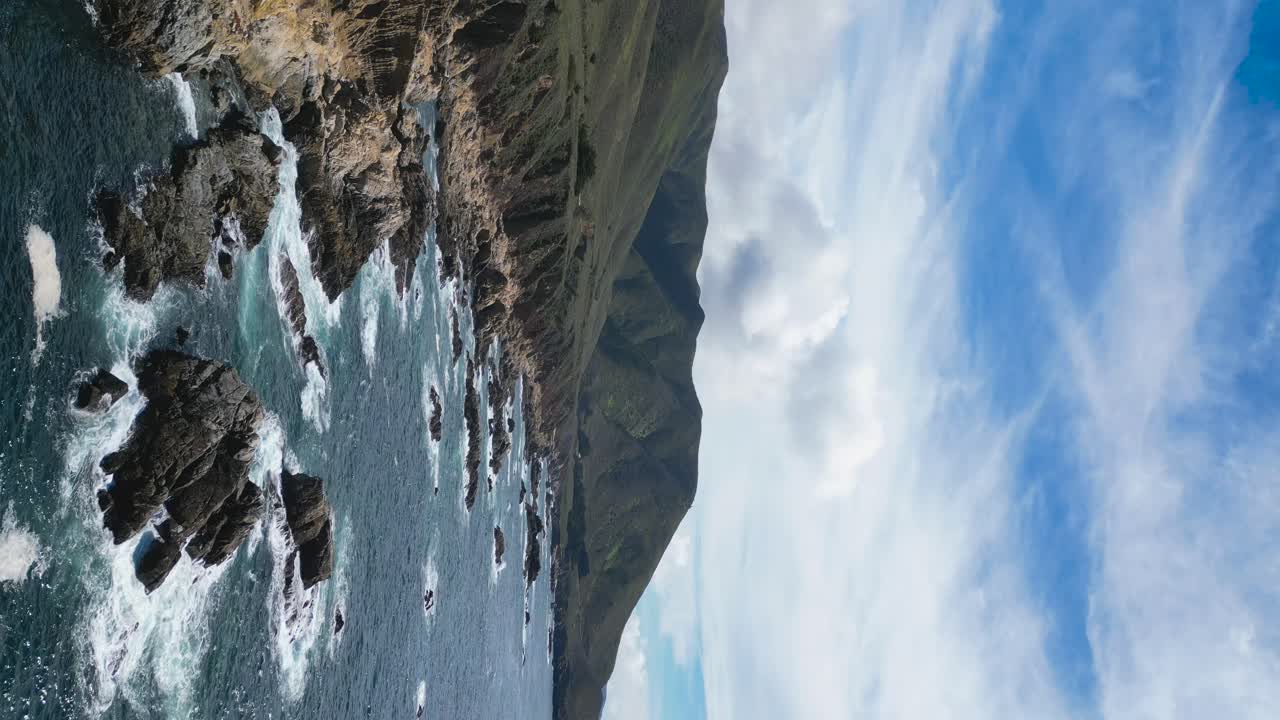 vistas pintorescas de la costa de california cerca de big sur
