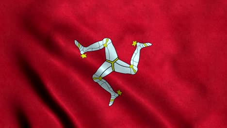 4k seamless loopable flag of isle of man