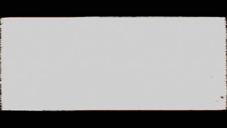 real 35mm film anamorphic frame  overlay - distorted