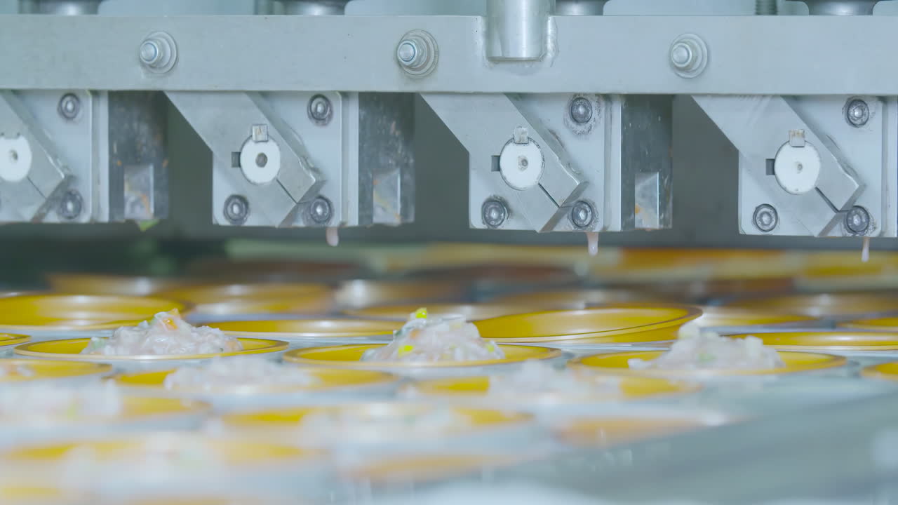 시스템 운송 패키지 창고 식품 캔은 자동 분배기에 의해 재료로 채워지고 생산에서 현대 공장 설정 효율성