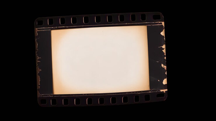 Animazione vintage di pellicola, risorsa isolata, video 4K trasparente, canale alfa, ProRes 4444.
