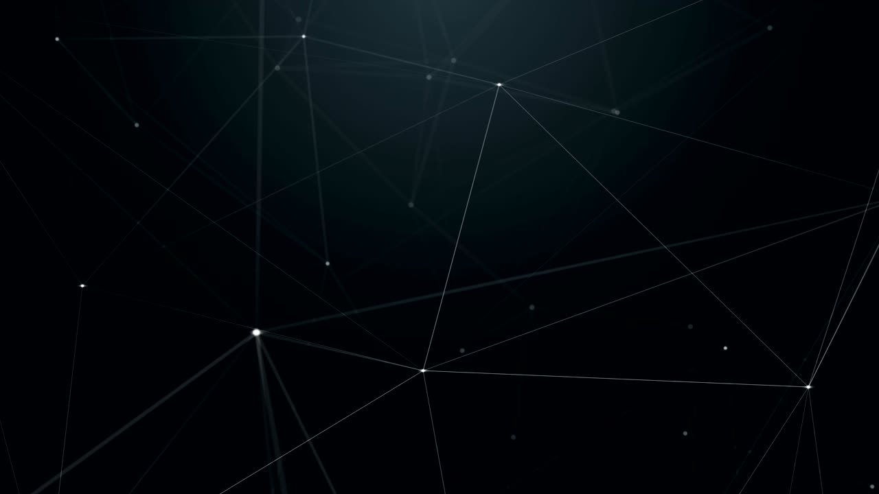 추상적인 기하학적 배경과 플렉서스