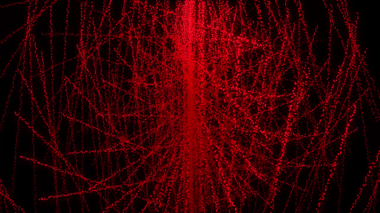 Red Color Dot Shape Pattern animation motion graphics