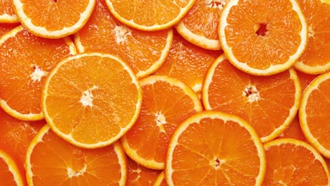 orange background in a circular motion.
