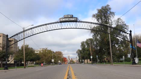 flint michigan genesee county sign