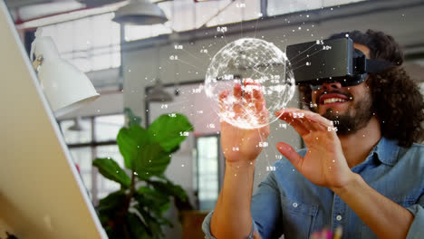 Man-in-the-office-using-virtual-reality