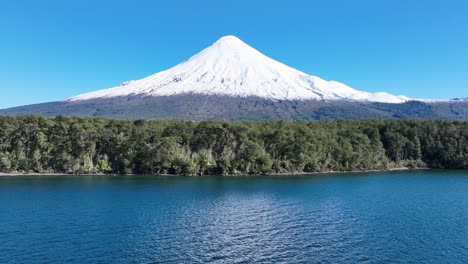 osorno volcano at petrohue in los lagos chile