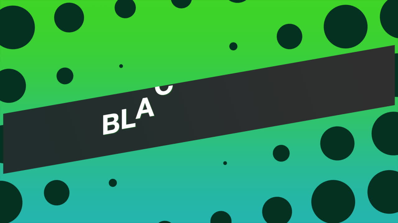 viernes negro con puntos de memphis y formas de líneas