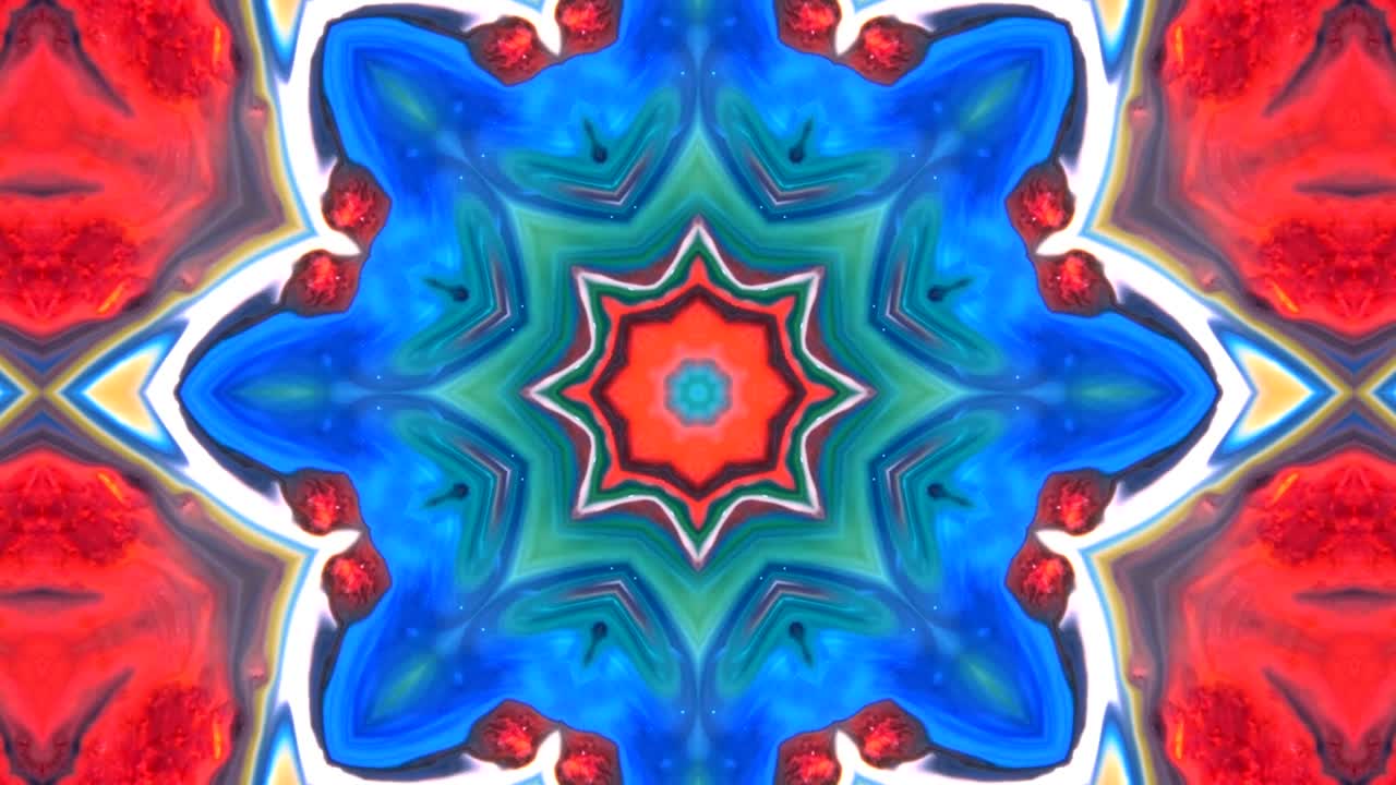 patrón de color explosión decorativa movimiento de fondo caleidoscopio