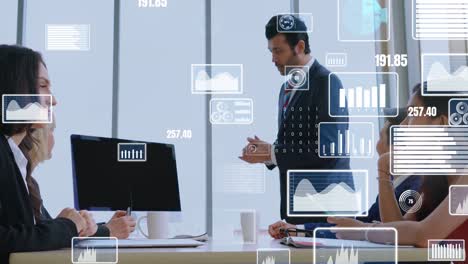 tecnología creativa de análisis de datos empresariales