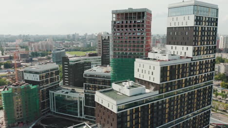 modern city development under construction