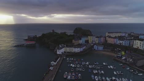 Filmado-En-Tenby-En-2018,-Durante-El-Triatlón-Ironman