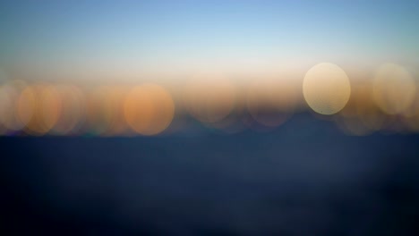 street lights at night, colorful bokeh, abstract background, city bokeh