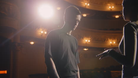ballet performance on stage