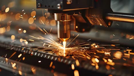 máquina de corte por plasma en acción