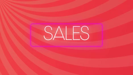 Animation-of-sales-text-in-white-letters-on-red-background