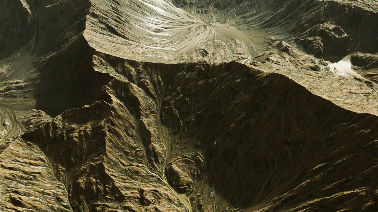 vista del paisaje del planeta alienígena