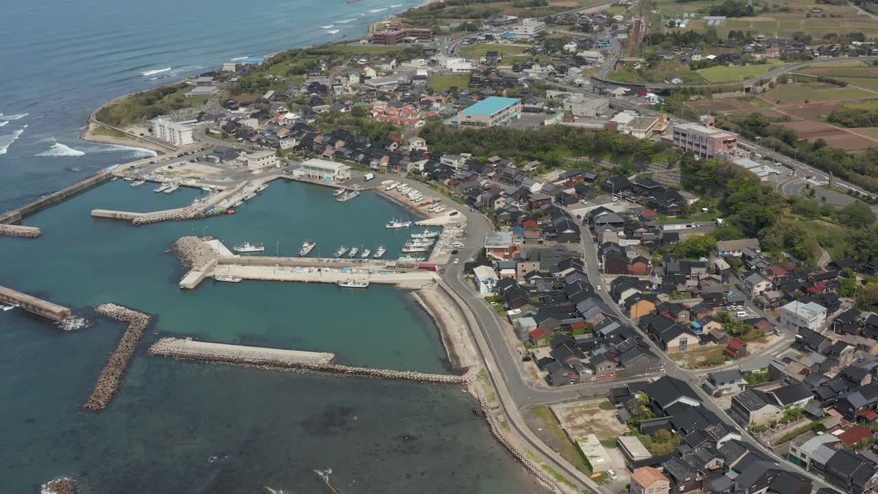 일본 돗토리현 다이센초 미쿠리야항