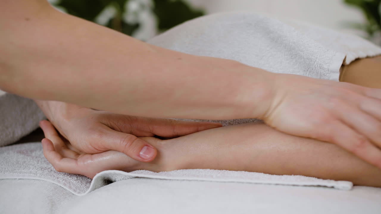 Woman receiving a massage