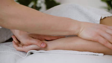 woman receiving a massage